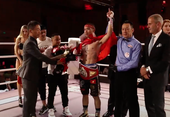 Boxer Dinh Hong Quan verteidigt erfolgreich den asiatischen IBF-Gürtel - ảnh 1