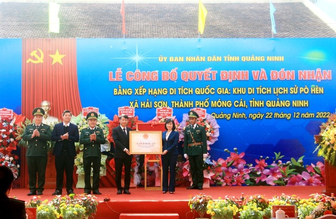 Die historische Gedenkstätte Po Hen in Quang Ninh ist nationale Gedenkstätte - ảnh 1