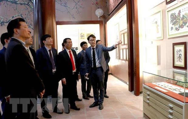 Eröffnung der Kunstgalerie für Volksmalerei Dong Ho - ảnh 1