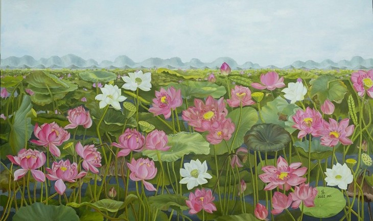 Ausstellung über Lotusblumen in Hanoi - ảnh 1