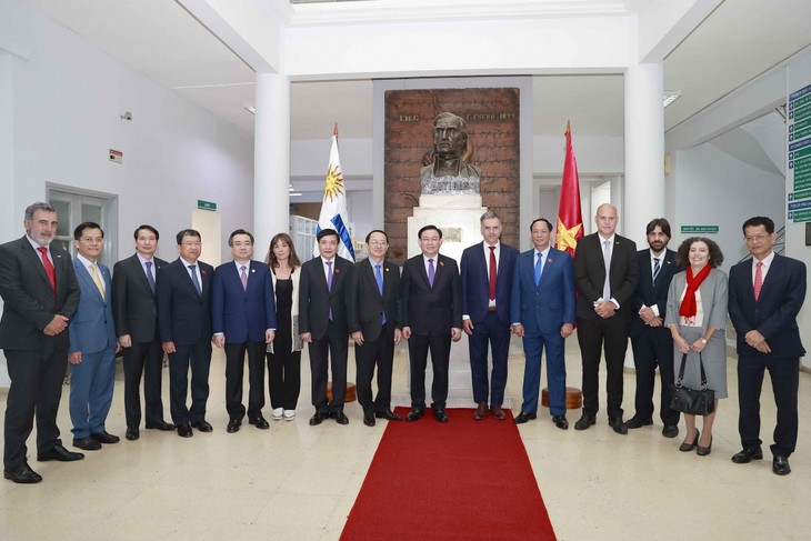 Parlamentspräsident Vuong Dinh Hue empfängt den Gouverneur der uruguayischen Provinz Canelones - ảnh 1