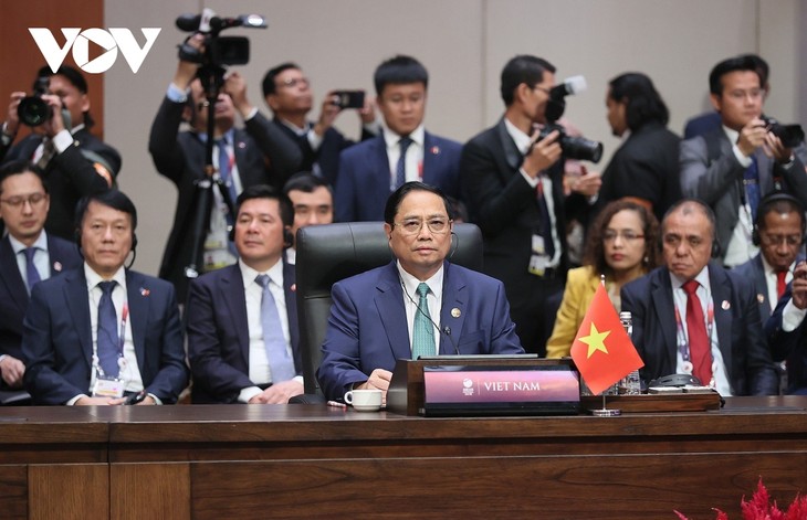Premierminister Pham Minh Chinh nimmt an ASEAN+1-Konferenzen teil - ảnh 1