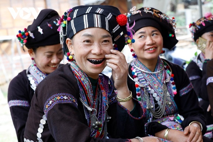 Die Schönheit der traditionellen Handweberei der Volksgruppe der Lu - ảnh 2