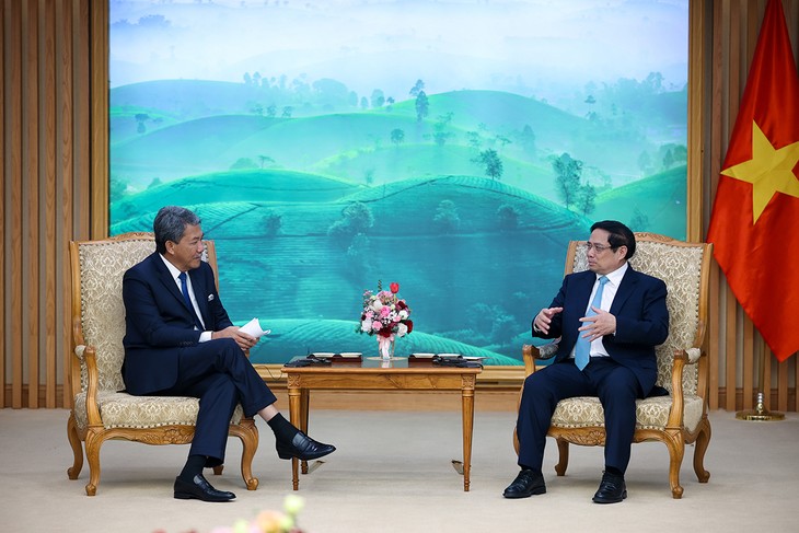Premierminister Pham Minh Chinh empfängt den malaysischen Verteidigungsminister - ảnh 1