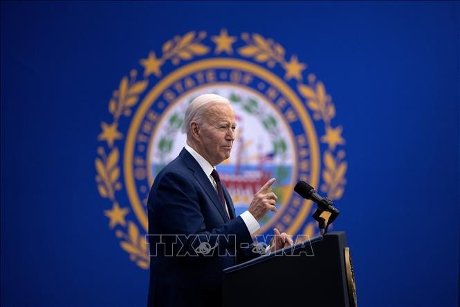 Präsident Biden erhält genügend Stimmen, um demokratischer Präsidentschaftskandidat zu werden - ảnh 1