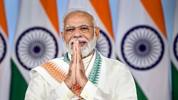Indiens Premierminister Narendra Modi legt seinen Amtseid ab - ảnh 1