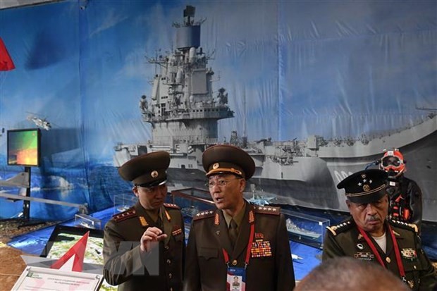 러시아 국방부 대표단, 조선 방문 - ảnh 1