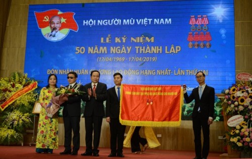 베트남 중앙시각장애인협회,교육프로그램 개강식을 열었다 - ảnh 1