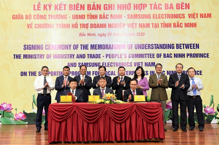 박닌 소재 베트남 기업 지원 사업 체결 - ảnh 1