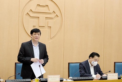 보건부 장관, 하노이와 코로나19 대응 논의 - ảnh 1
