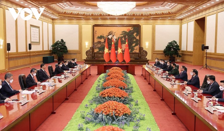 베트남-중국 대언론 성명 발표 - ảnh 3