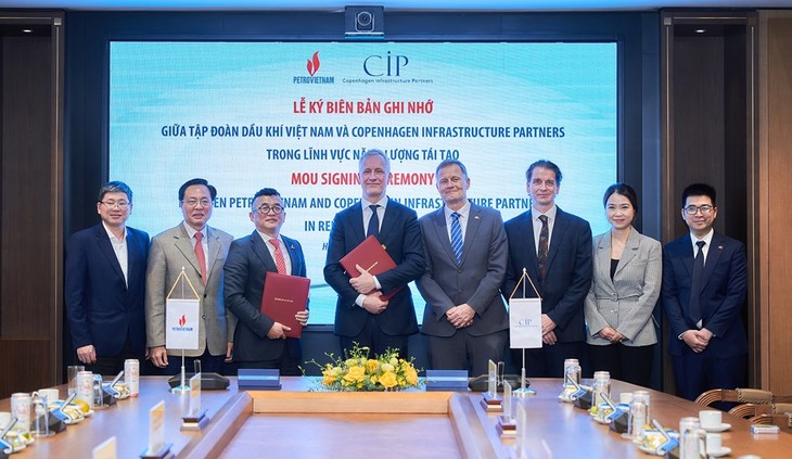 베트남 석유가스그룹과 덴마크 CIP, 재생에너지 개발 협력 - ảnh 1