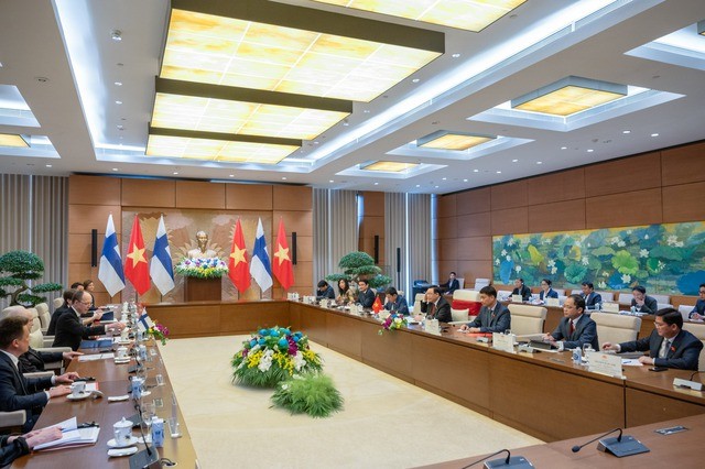 베트남-핀란드 국회 지도자들 간의 고위급 회담 - ảnh 1