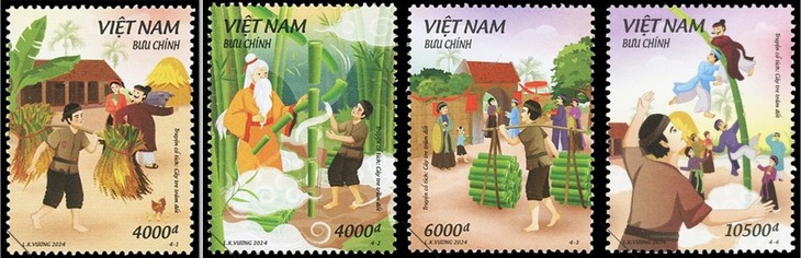 ‘베트남의 동화, 백 마디의 대나무’ 우표 컬렉션 발행 - ảnh 1