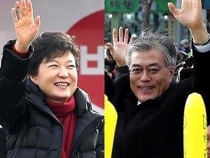 លោកស្រី Park Geun-hye ជាប់ឆ្នោតជាប្រធានាធិបតីកូរ៉េខាងត្បូង - ảnh 1