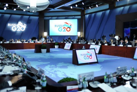 សន្និសីទកំពូល G20 បានបើកនៅរុស្ស៊ី - ảnh 1