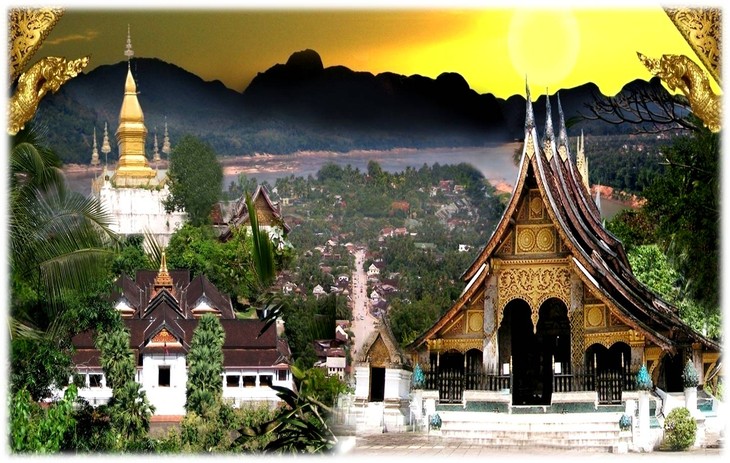 អតីតរាជធានី Luang Prabang ជាមួយការងារអភិរក្សបេតិកភ័ណ្ឌ - ảnh 1