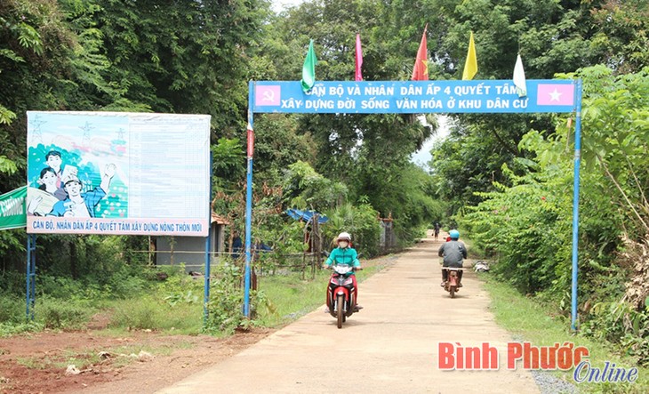 ខេត្ត Binh Phuoc បង្កើតការស្រុះចិត្តគំនិតក្នុងការកសាងជនបទថ្មី - ảnh 2