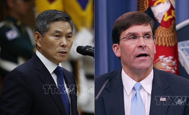 AS-Republik Korea membuat rencana mengadakan konferensi Menteri Pertahanan secara online - ảnh 1