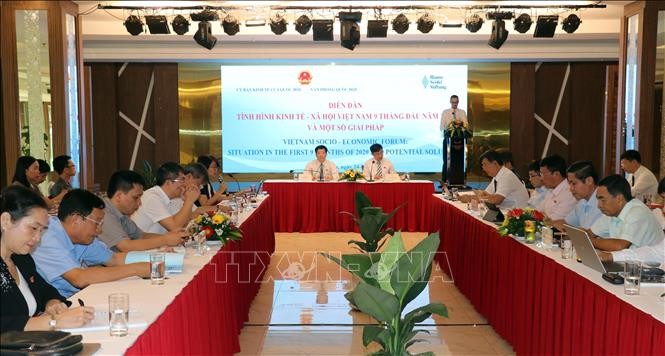 Forum situasi sosial-ekonomi Vietnam selama 9 bulan tahun 2020 dan beberapa solusi  - ảnh 1