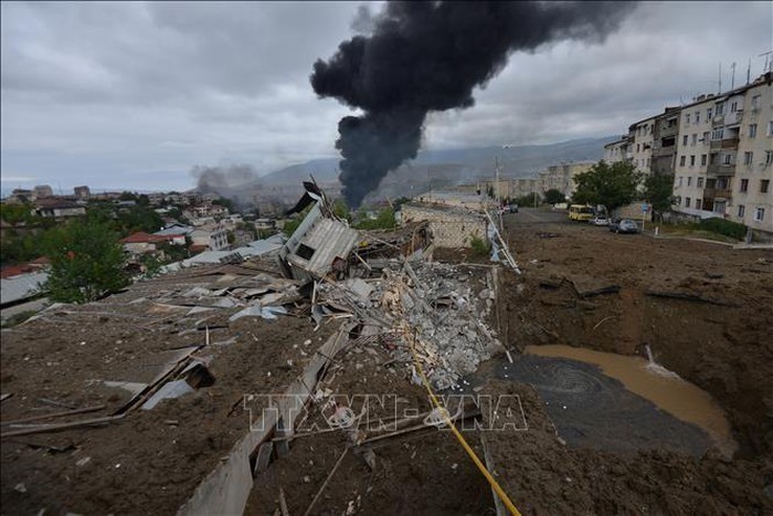 Rusia mengimbau gencatan senjata di Nagorno-Karabakh - ảnh 1