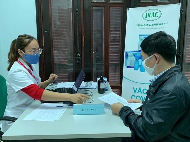 Vaksin Covid-19 Vietnam yang ke-2 Mulai Lakukan Suntikan Uji Coba - ảnh 1