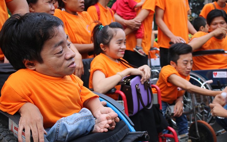 Korban Agen Oranye/Dioksin Viet Nam Tekun dalam Perjalanan Mengusahakan Keadilan - ảnh 1