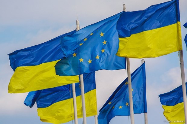 Uni Eropa Sepakat Berikan Status Calon kepada Ukraina - ảnh 1