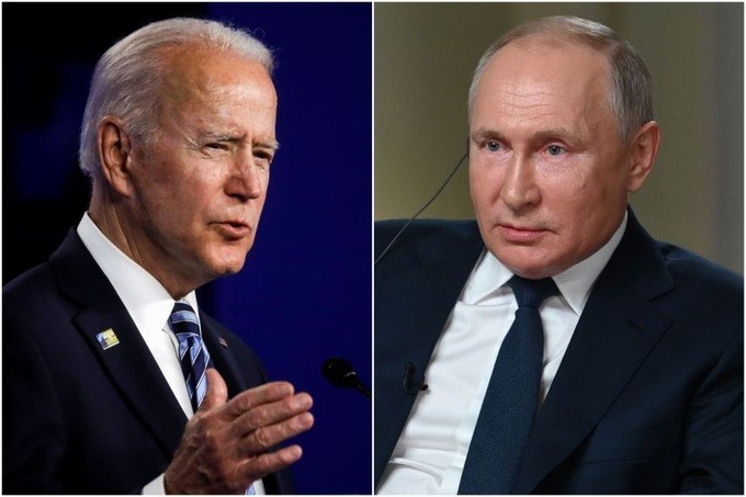Presiden Joe Biden Ajukan Syarat untuk Berdialog dengan Presiden Vladimir Putin terkait Masalah Ukraina - ảnh 1