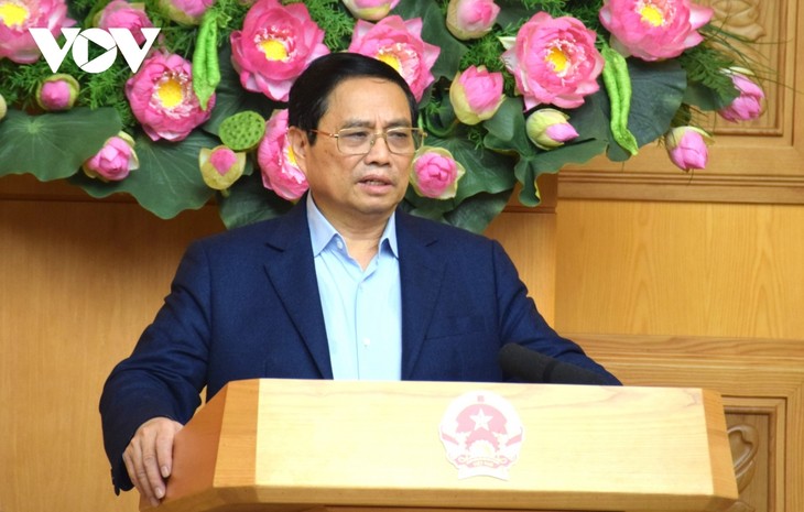 PM Pham Minh Chinh Pimpin Sidang tentang Rencana Investasi dan Pembangunan Jalan-Jalan Tol - ảnh 1