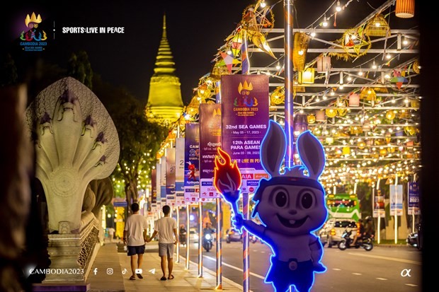 SEA Games 32: Negara Tuan Rumah Kamboja Siap untuk Acara Pembukaan - ảnh 1