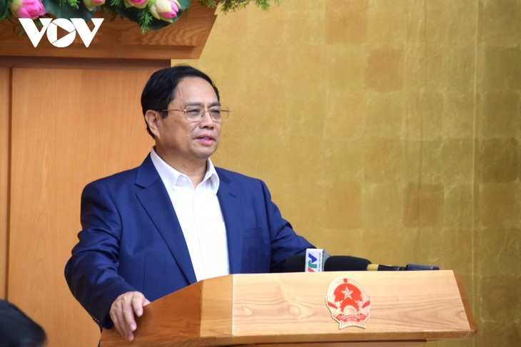 PM Vietnam, Pham Minh Chinh Memimpin Sidang Periodik Pemerintah Bulan Agustus - ảnh 2