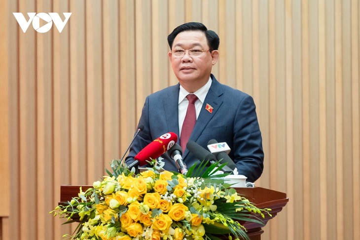 Ketua MN Vuong Dinh Hue: Meningkatkan Kualitas Pelaksanaan Hak Kejaksaan dan Pengontrolan Kegiatan Kehakiman - ảnh 1
