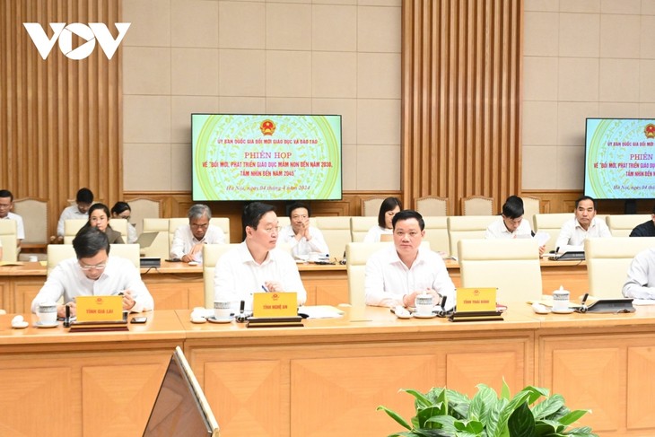 PM Vietnam, Pham Minh Chinh Pimpin Sidang Komite Nasional Pembaruan Pendidikan dan Pelatihan - ảnh 2