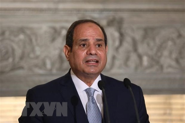 Presiden Mesir Tiba di Prancis untuk Menghadiri Konferensi-Konferensi Regional yang Penting - ảnh 1
