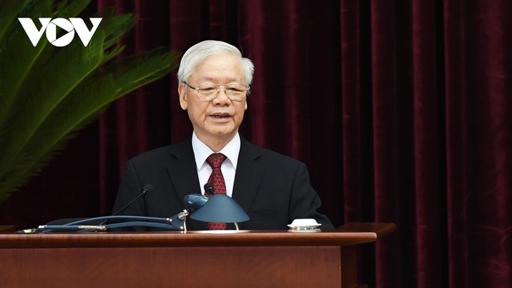 Sekretaris Jenderal Nguyen Phu Trong Dorong Semangat Komite Partai, Pemerintah dan Warga Kota Ho Chi Minh - ảnh 1