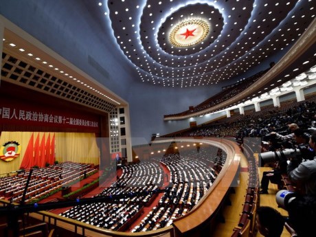 中国全国政协十二届五次会议即将举行 - ảnh 1