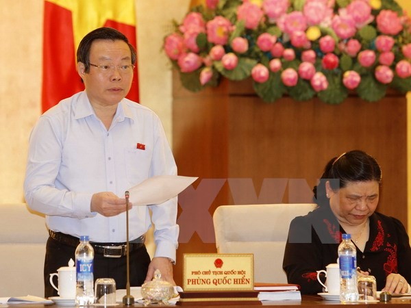 越南国会听取《水产法修正案（草案）》呈文和审查报告 - ảnh 1