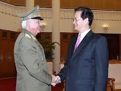 PM Dung receives Vice Minister of the Cuban Revolutionary Armed Forces - ảnh 1