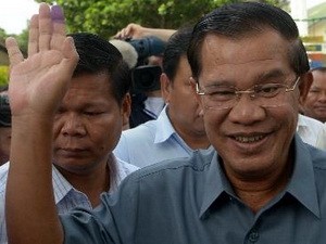 Congratulatory message from the Communist Party of Vietnam to CPP covered on Cambodian media - ảnh 1