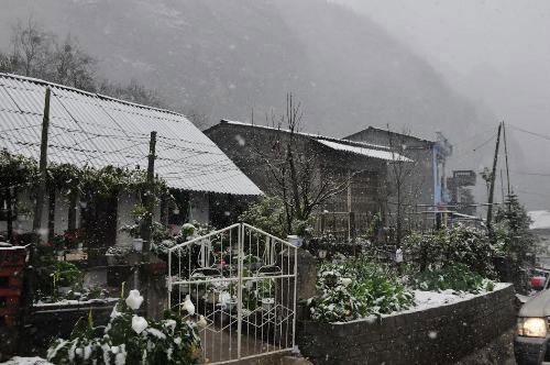 Sapa town in snow - ảnh 6