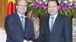 Deputy PM Vu Van Ninh meets WB Vice President - ảnh 1