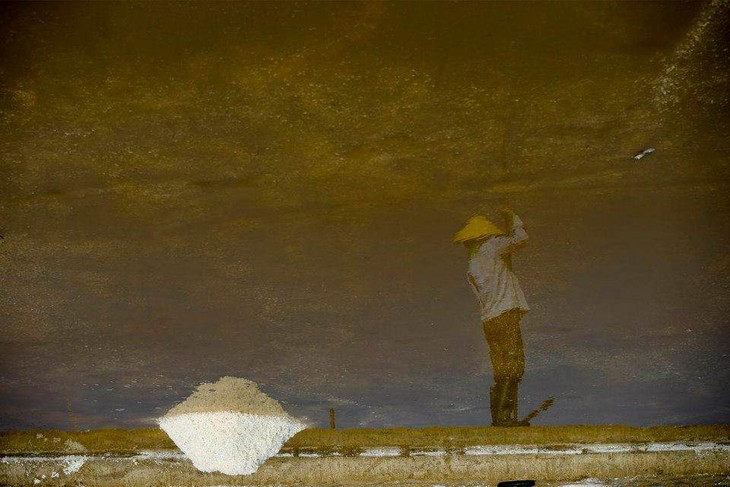 Ham Tan salt-making village   - ảnh 1