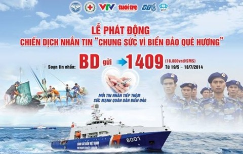 Hanoi business joins hand to support fishermen and marine forces - ảnh 1