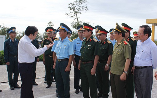 President Truong Tan Sang pays a working visit to Hai Phong city - ảnh 1