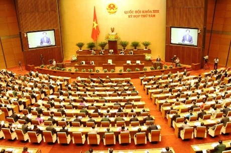 NA deputies discuss the revised Law on Governmental Organization - ảnh 1