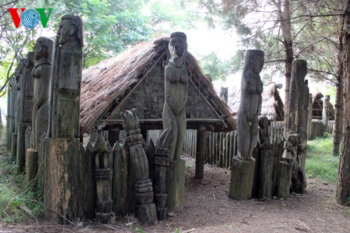 Grave statues of the Bana - ảnh 1