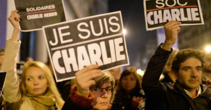 Worldwide street rallies show solidarity with France over Charlie Hebdo attack   - ảnh 1