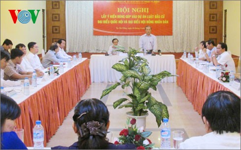 Seminar on the draft Law on the election of NA and People's Councils deputies   - ảnh 1