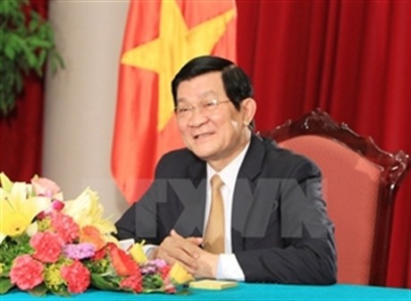 President Truong Tan Sang visits Laos - ảnh 1